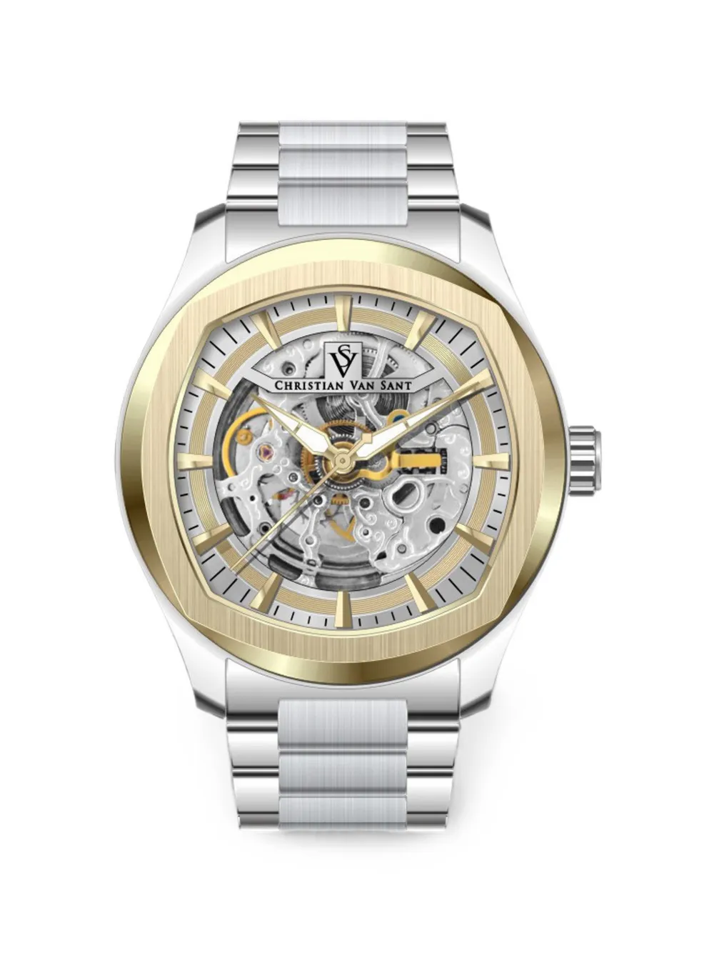 CHRISTIAN VAN SANT Romeo skeleton 42mm watch - Oro