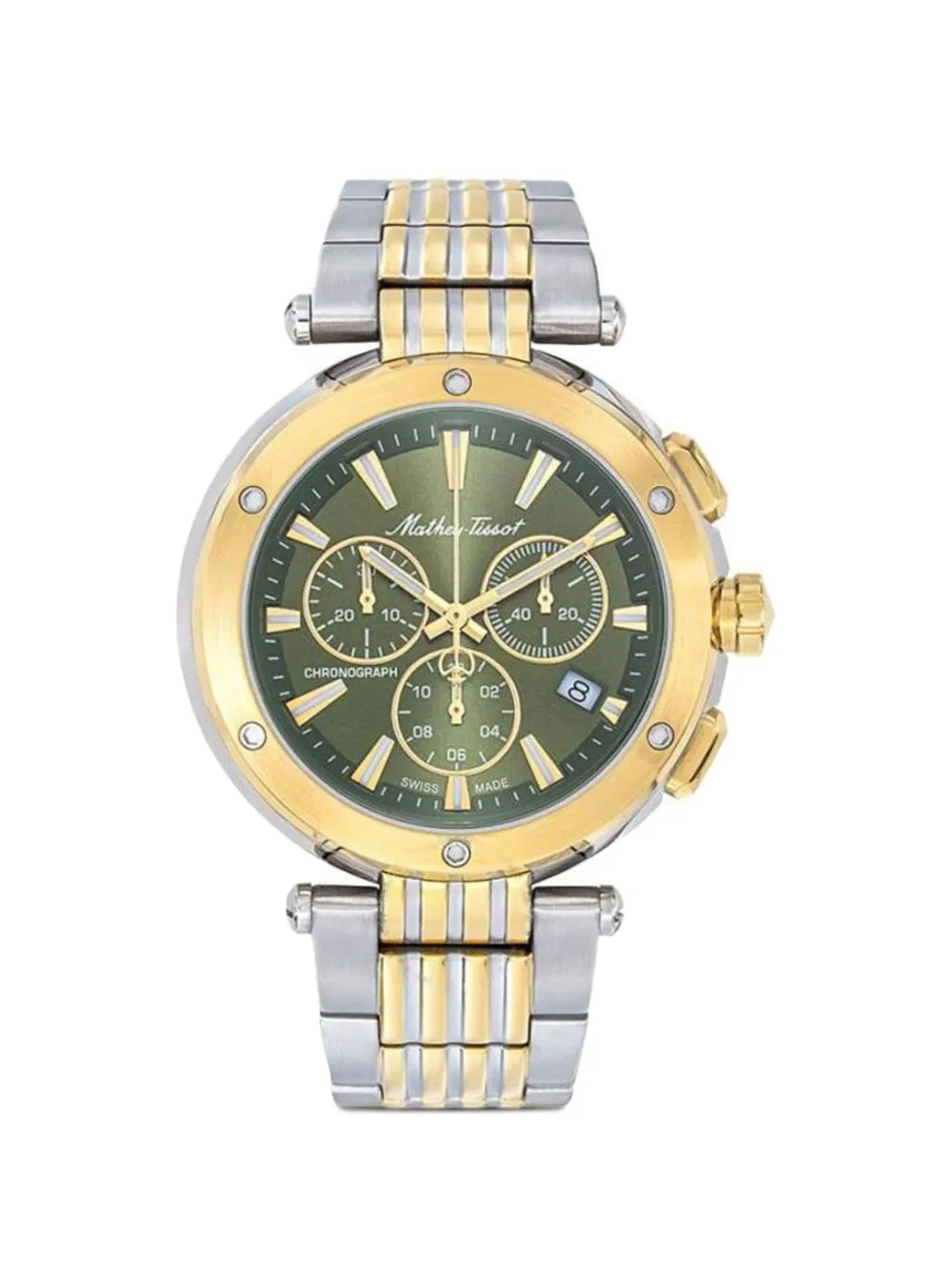 Mathey Tissot Neptune chronograph 42mm watch - Verde
