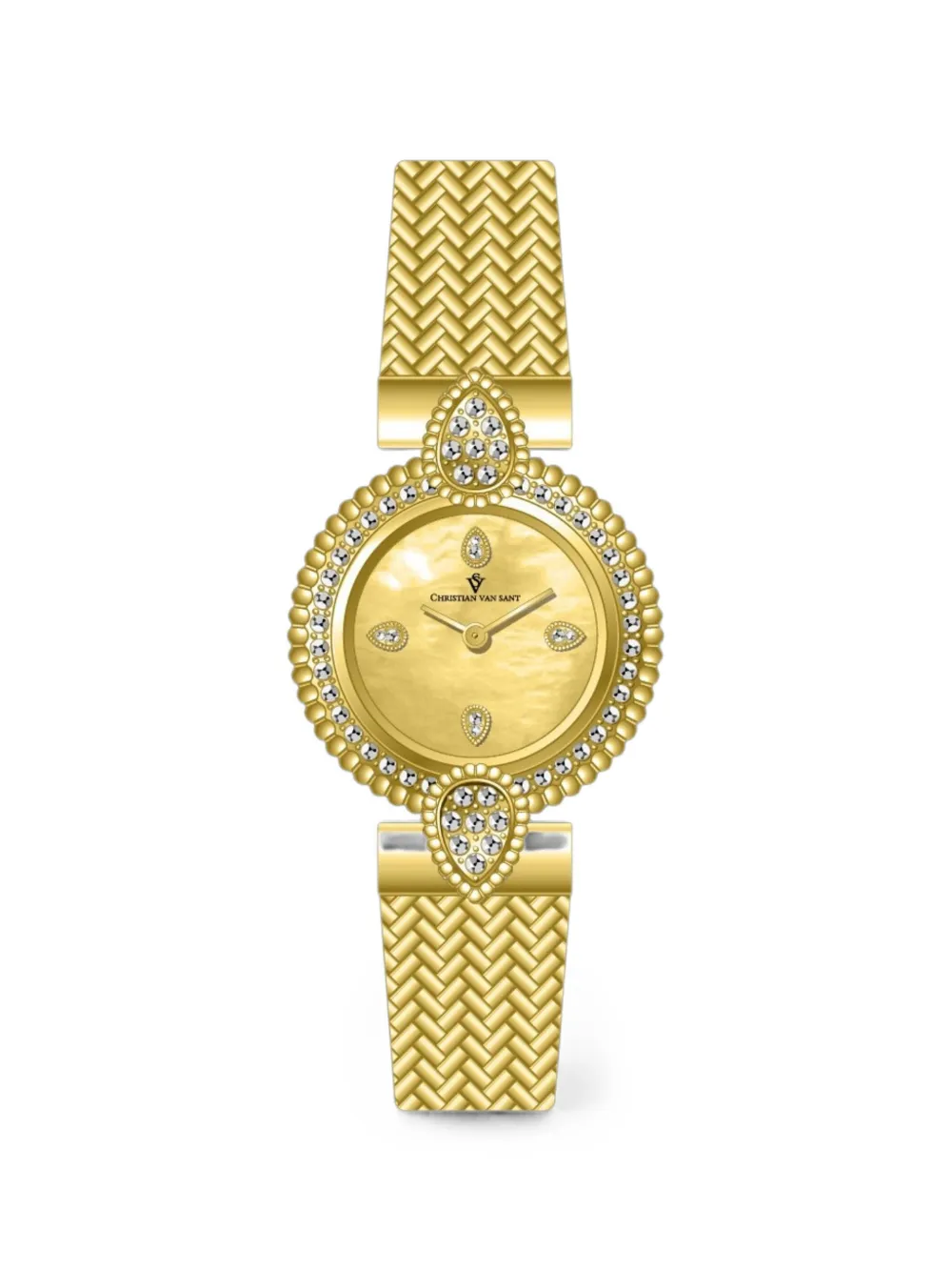 CHRISTIAN VAN SANT Orologio Valor con cristalli 28mm