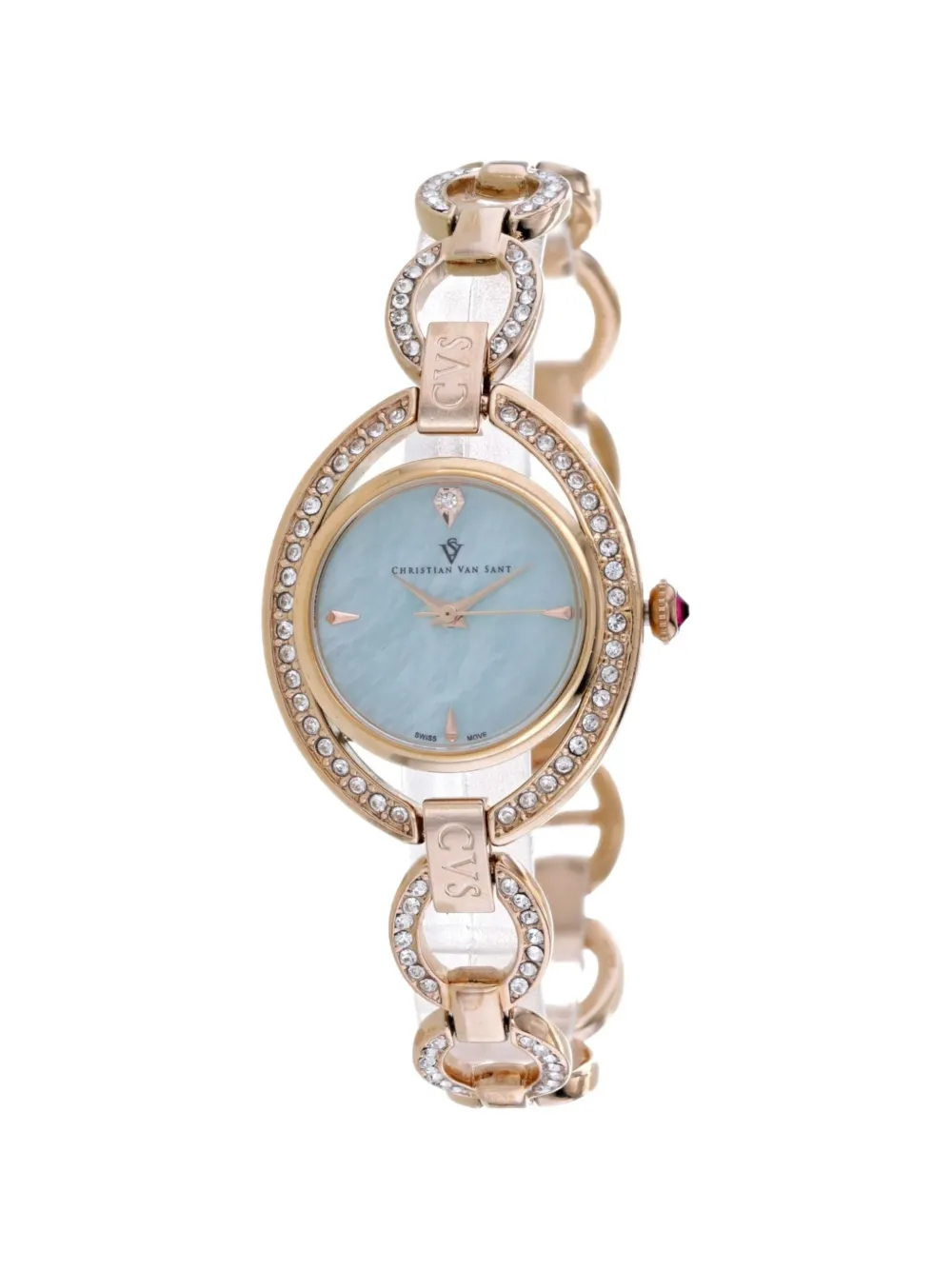 CHRISTIAN VAN SANT Orologio Stella con cristalli 28mm - Blu