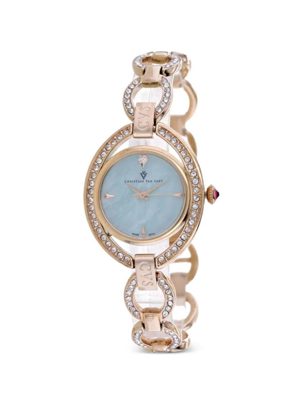 CHRISTIAN VAN SANT Orologio Stella con cristalli 28mm - Blu