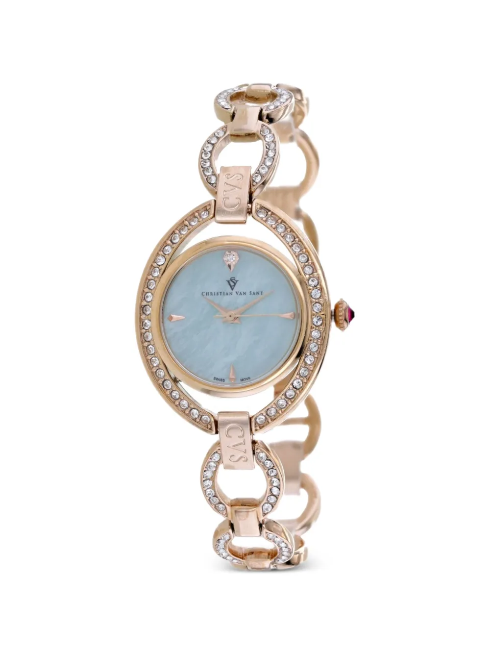 CHRISTIAN VAN SANT Orologio Stella con cristalli 28mm - Blu