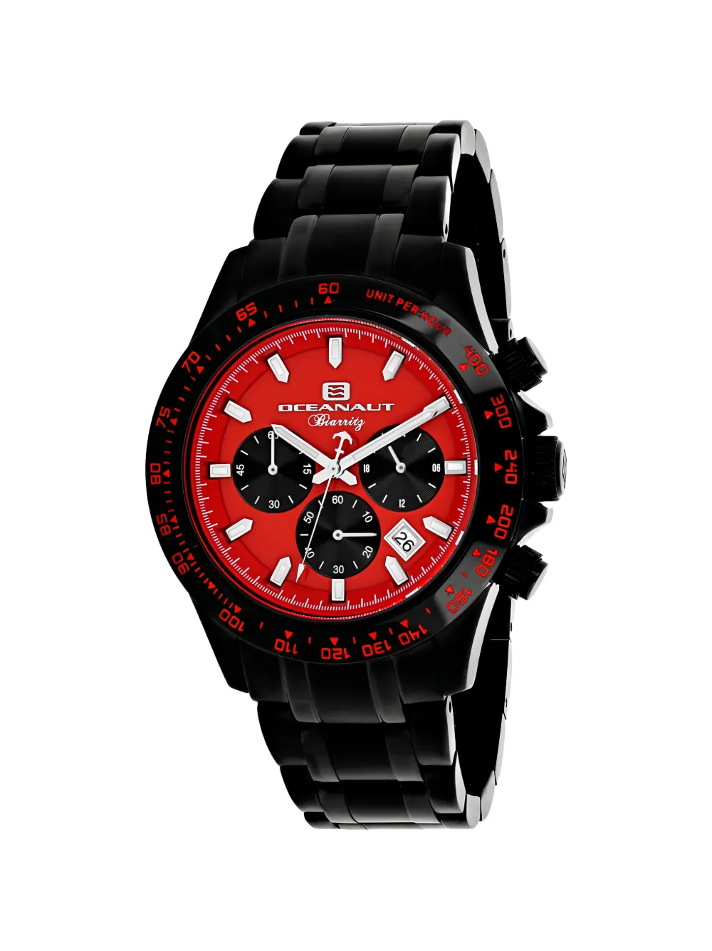 OCEANAUT Biarritz 44mm watch - Rosso