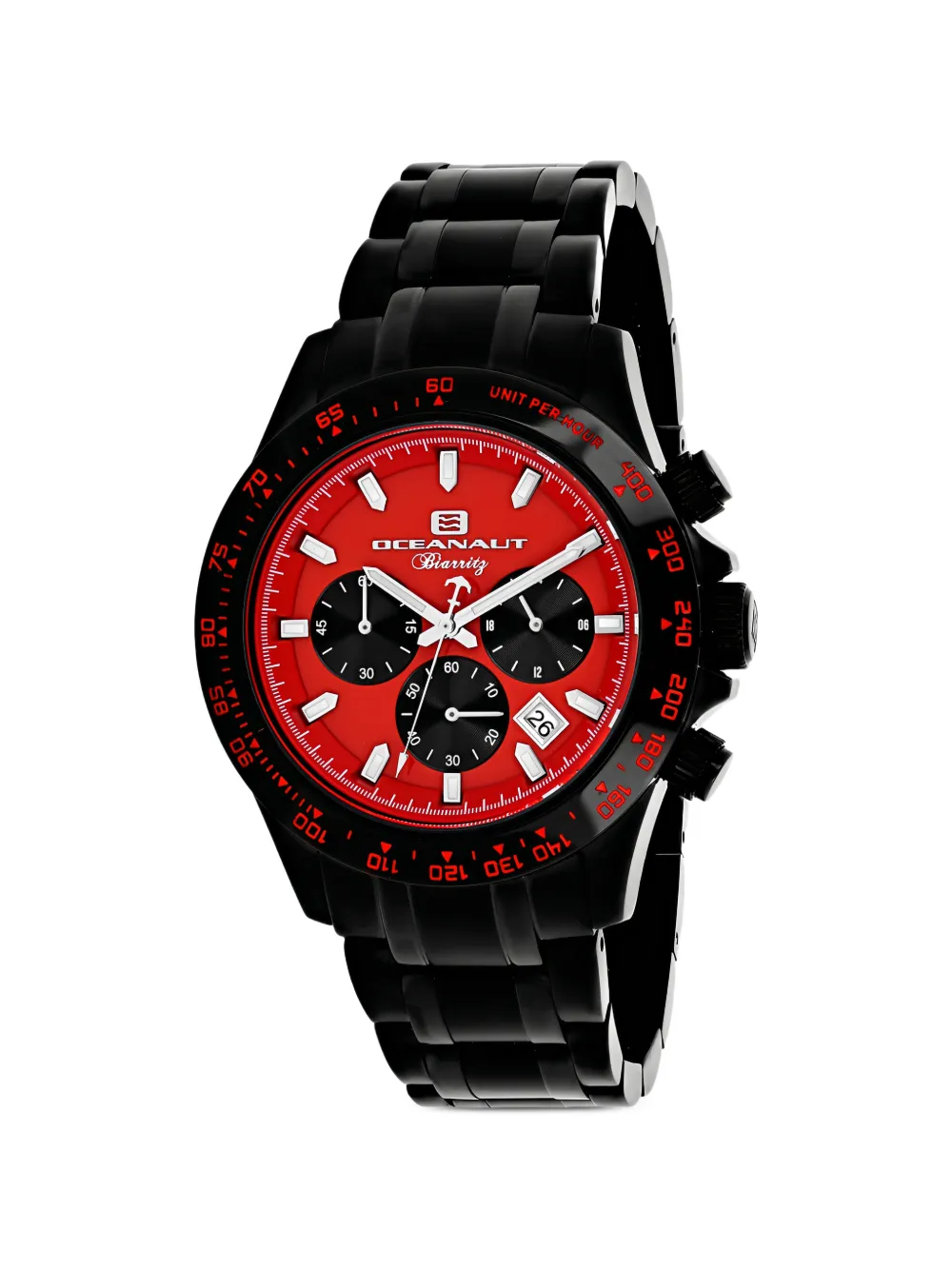 OCEANAUT Biarritz 44mm watch - Rosso