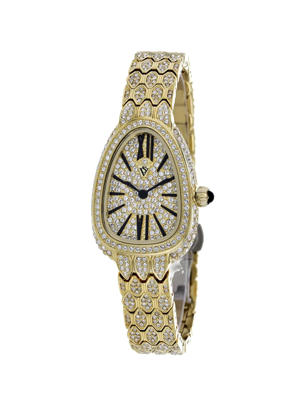 CHRISTIAN VAN SANT Bella crystal-embellished 25mm watch - Oro