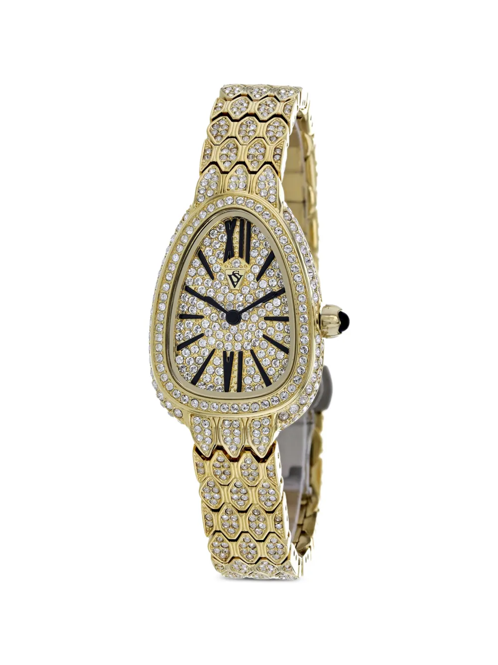 CHRISTIAN VAN SANT Bella crystal-embellished 25mm watch - Oro