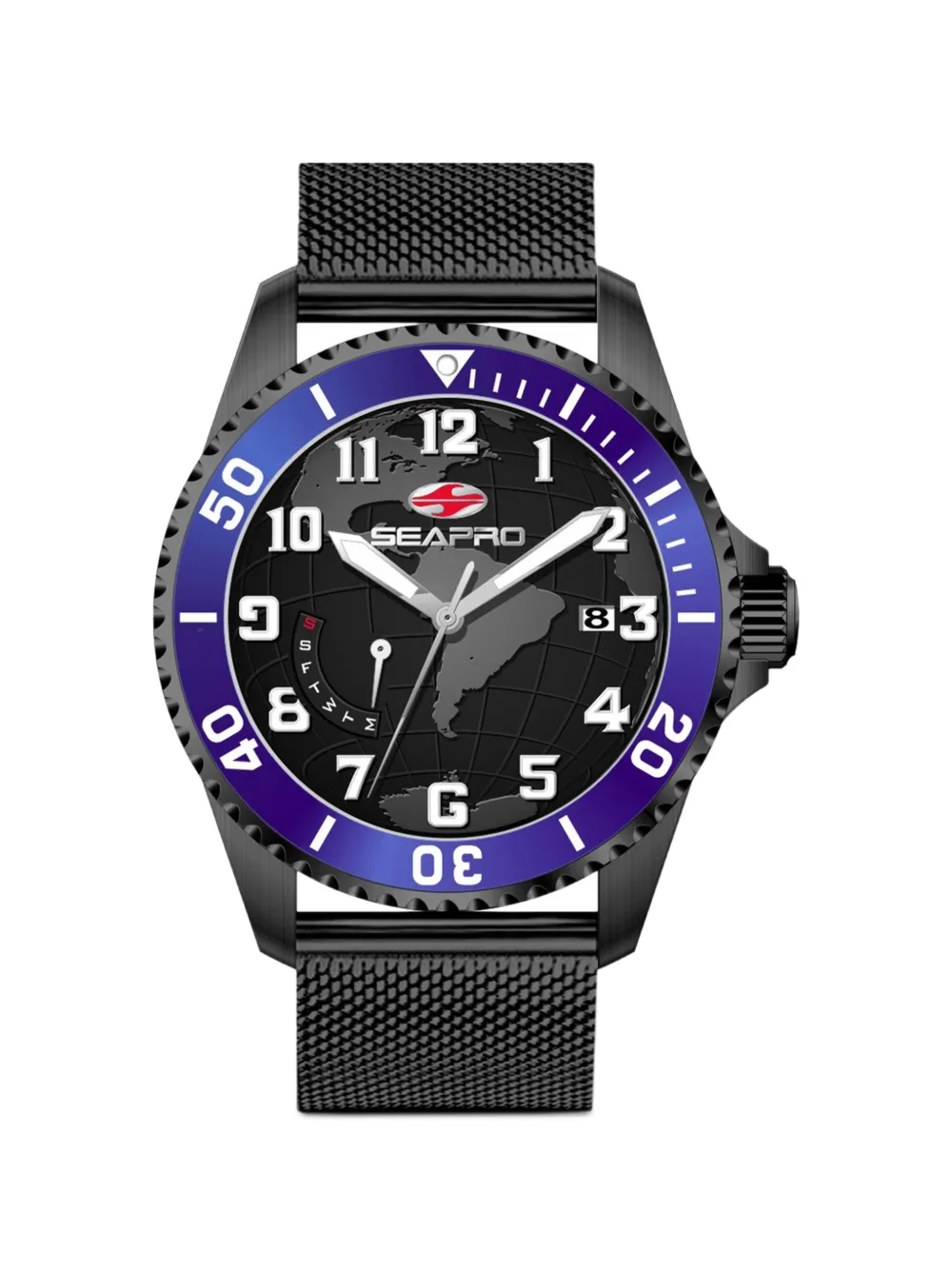 SEAPRO Voyager 42mm watch - Nero