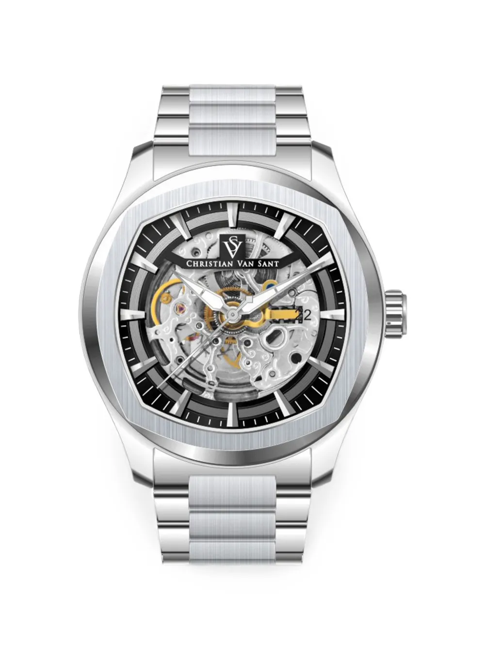 CHRISTIAN VAN SANT Romeo 42mm watch - Nero