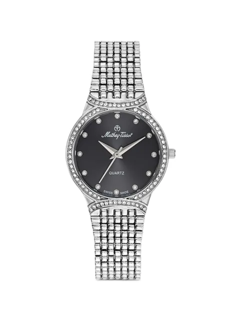 Mathey Tissot reloj de 28 mm con detalles de cristal