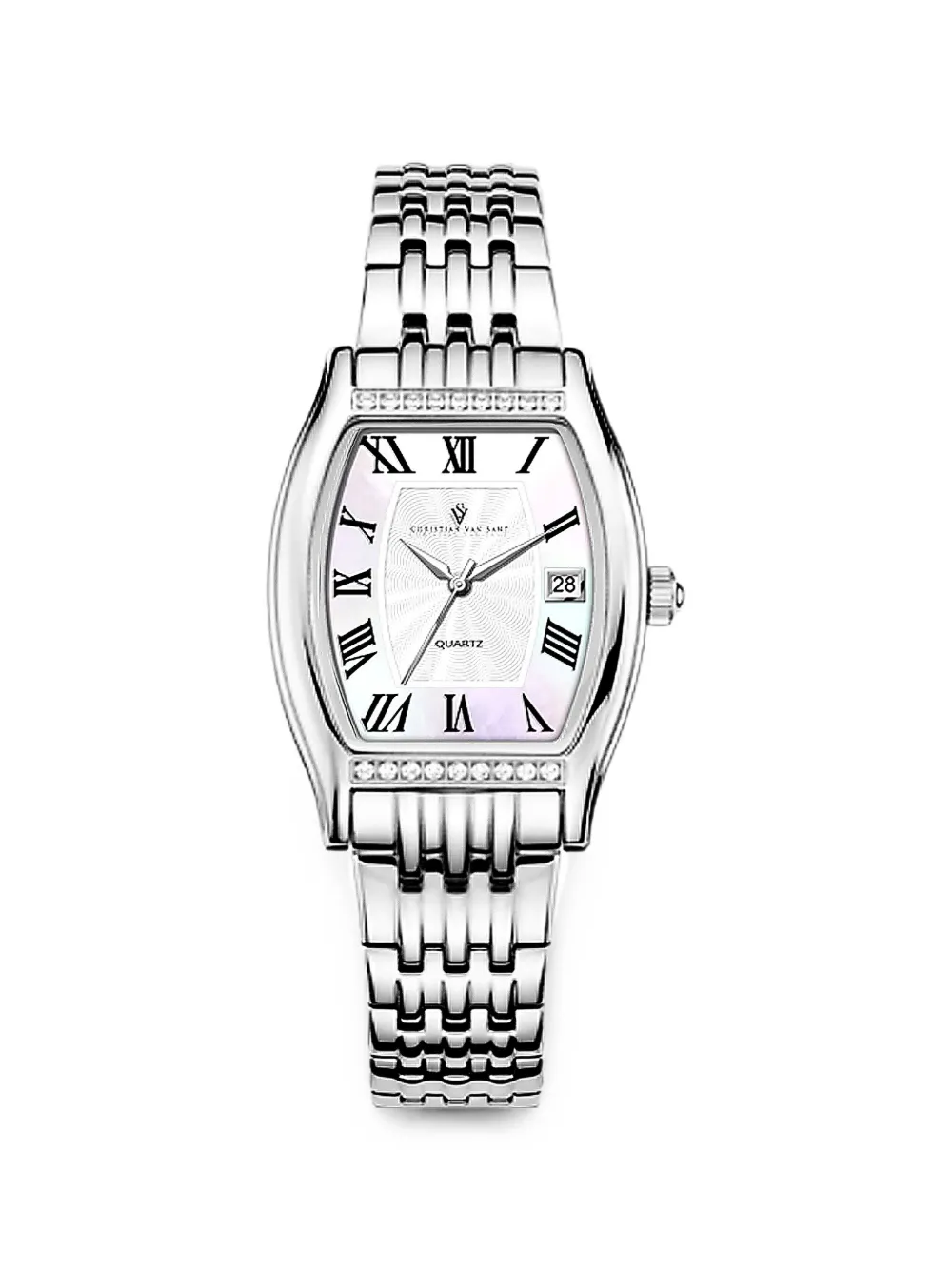 CHRISTIAN VAN SANT Gemma 34mm watch - Weiß