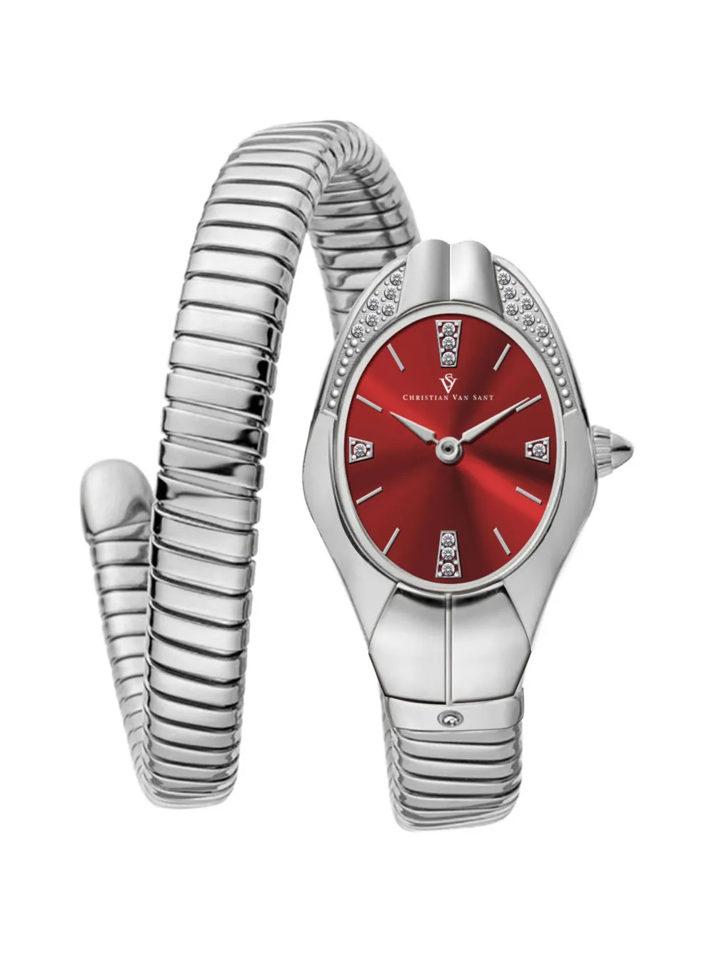 CHRISTIAN VAN SANT Naga 22mm watch - Rosso