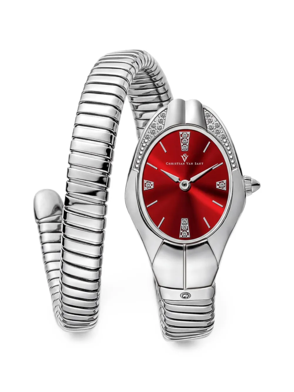 CHRISTIAN VAN SANT Naga 22mm watch - Rot