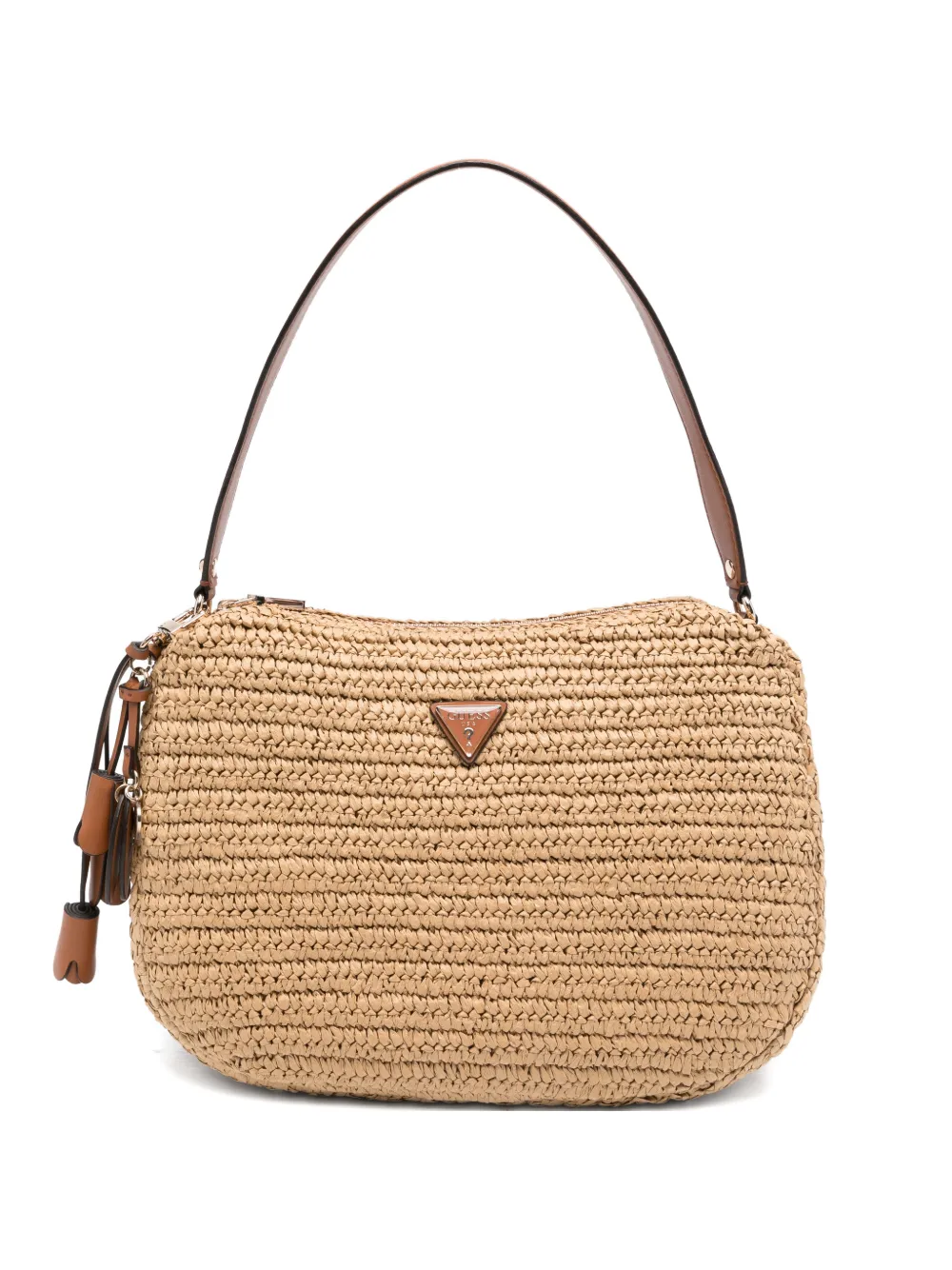 GUESS USA Borsa a spalla con effetto intrecciato - Toni neutri