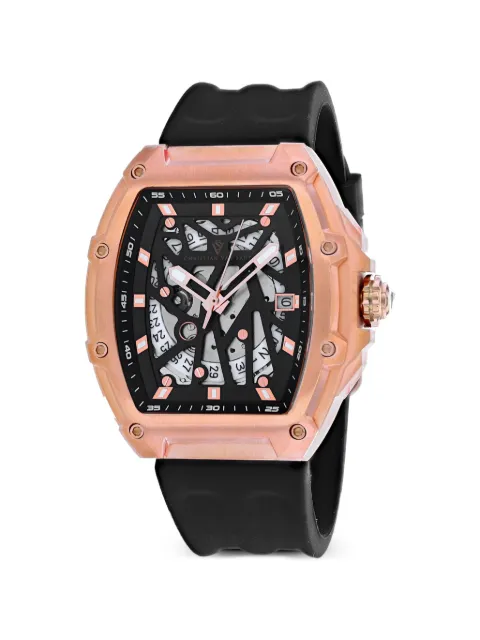 CHRISTIAN VAN SANT Odyssey skeleton-dial 50mm watch
