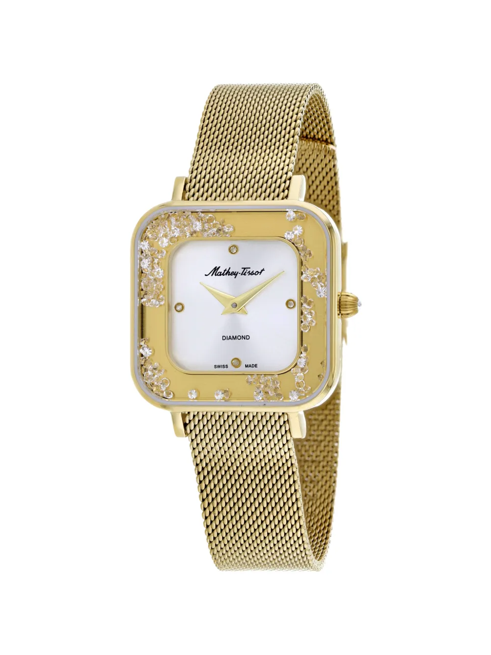 Mathey Tissot Gemina 28mm watch - Argento