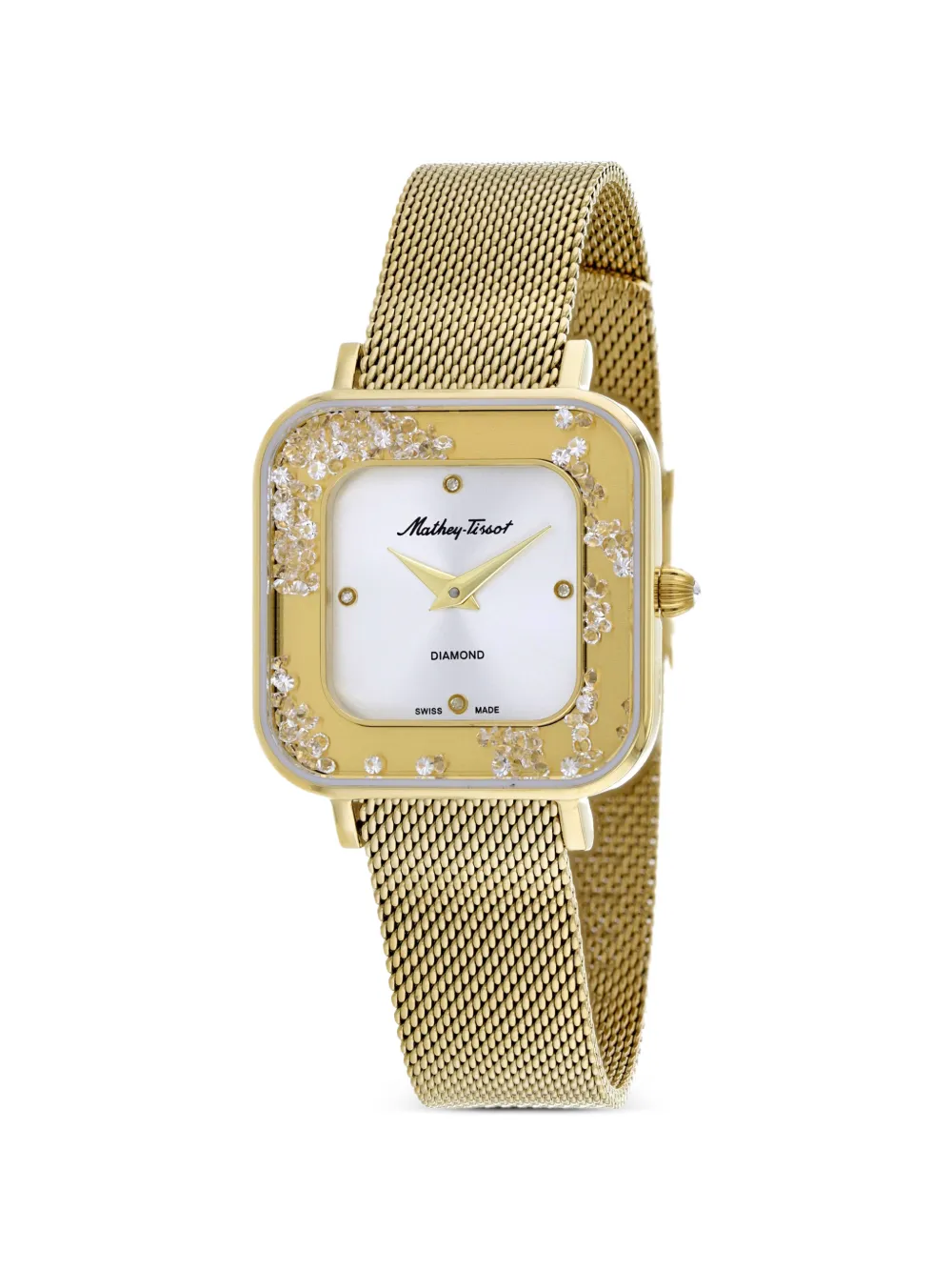 Mathey Tissot Gemina 28mm watch - Argento