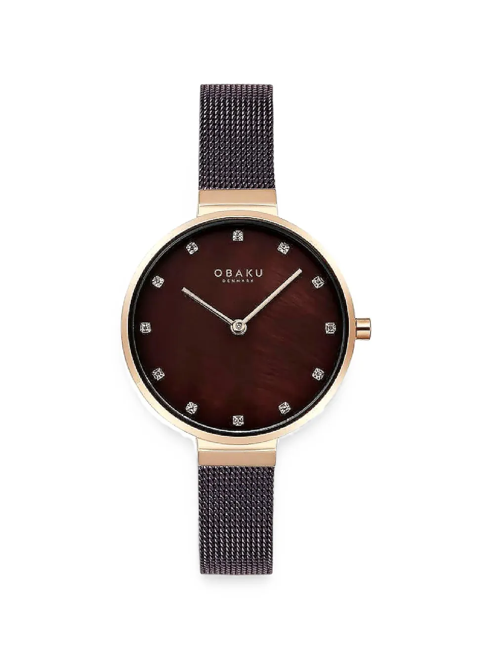 Obaku Anemone Mesh Strap 32mm Watch In Multi