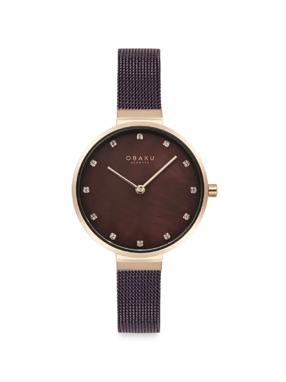 OBAKU Orologio Anemone 32mm - Marrone