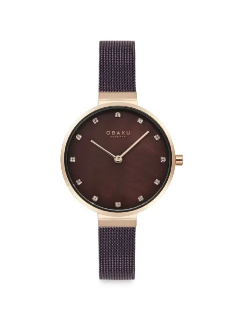 OBAKU reloj Anemone de 32mm con correa de malla