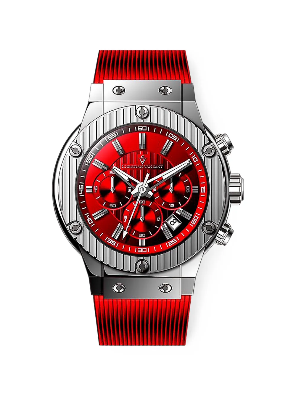 CHRISTIAN VAN SANT Monarchy watch - Rosso