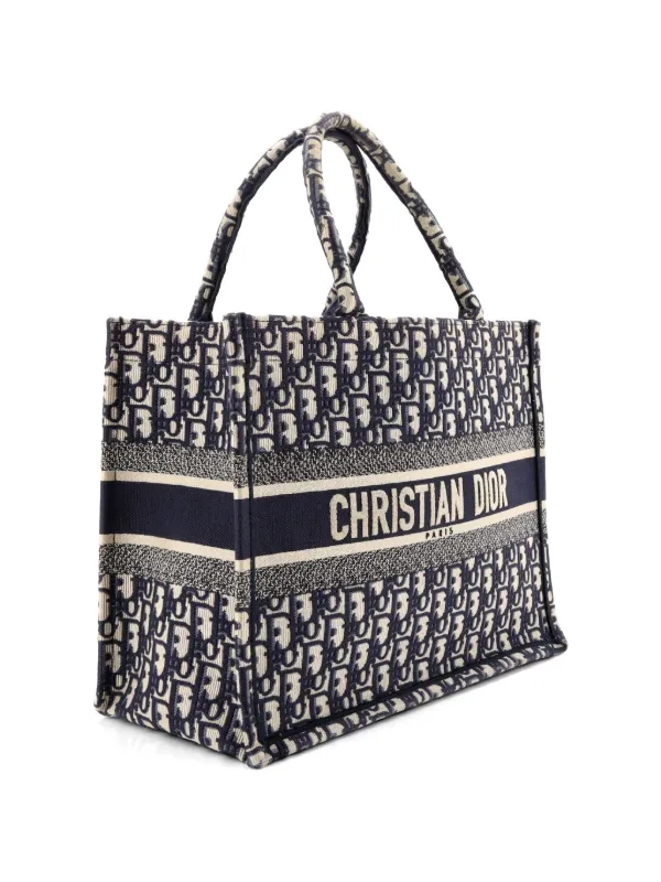 Christian Dior Pre-Owned ブック オブリーク キャンバス ミディアム 