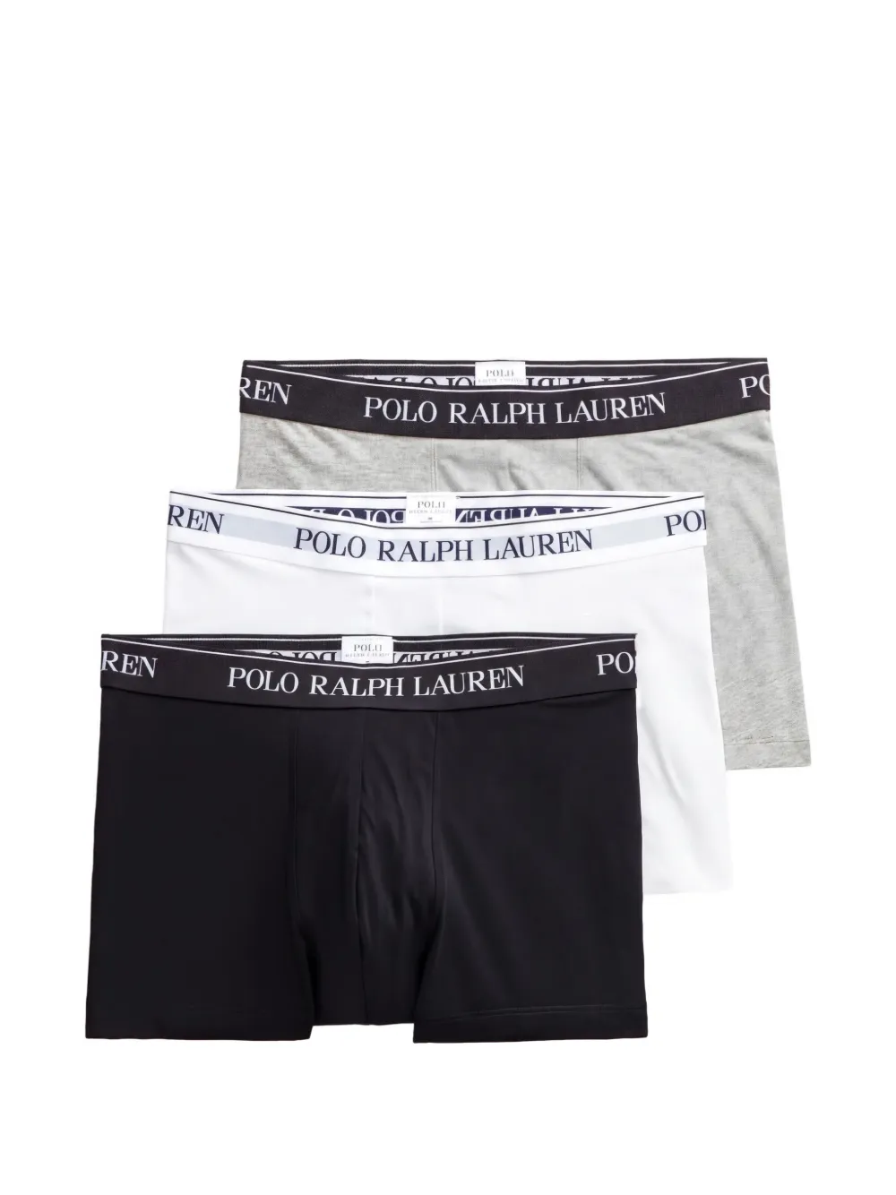 Ralph Lauren Collection logo-waistband boxer briefs (set of 3) - Nero