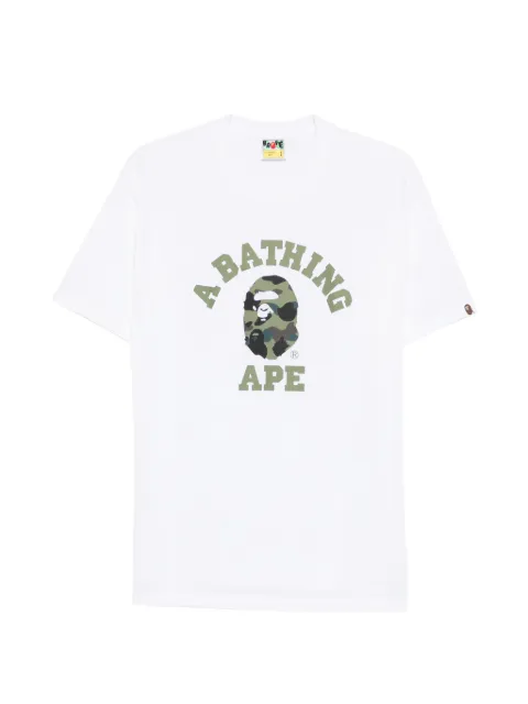 A BATHING APE® logo-detail short-sleeve T-shirt