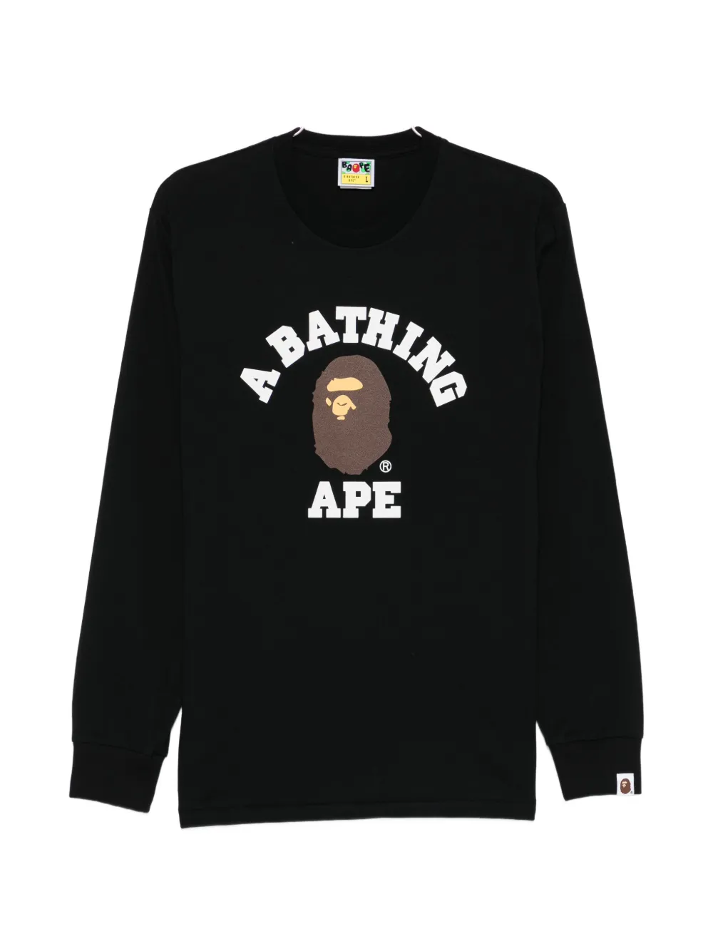 A BATHING APE® long-sleeve Sweatshirt | Negro | FARFETCH MX