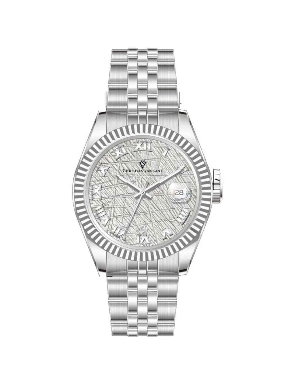 CHRISTIAN VAN SANT Stellar 41mm watch - Argento
