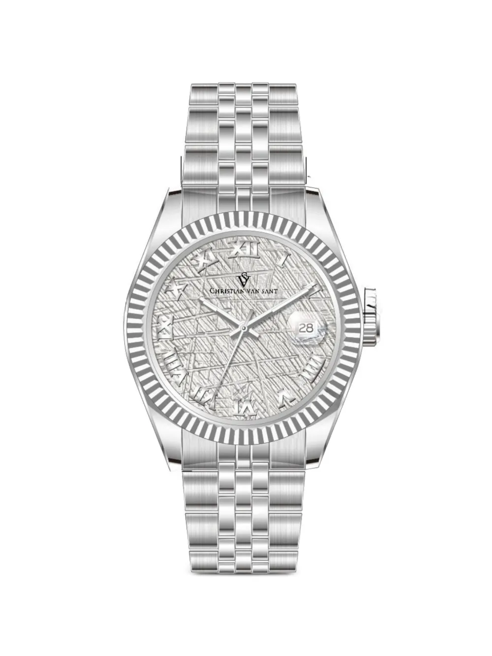 CHRISTIAN VAN SANT Stellar 41mm watch - Argento