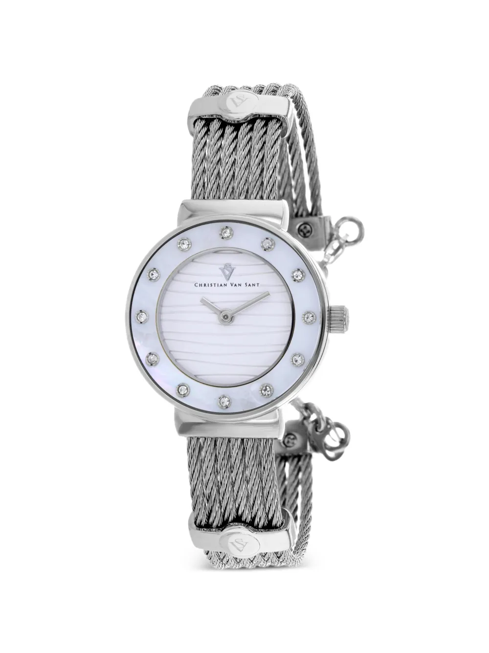 CHRISTIAN VAN SANT Cavo Cable 28mm watch - Bianco