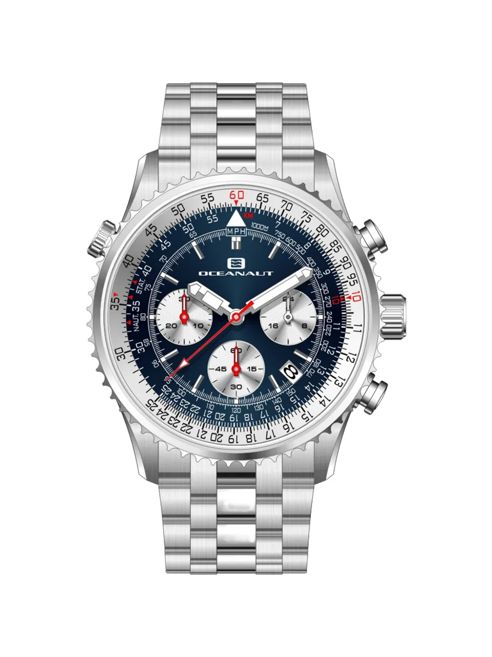 OCEANAUT Orologio Flight 46mm - Blu
