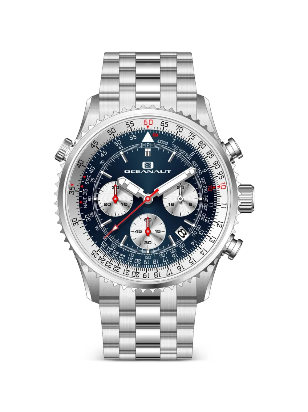 OCEANAUT Orologio Flight 46mm - Blu