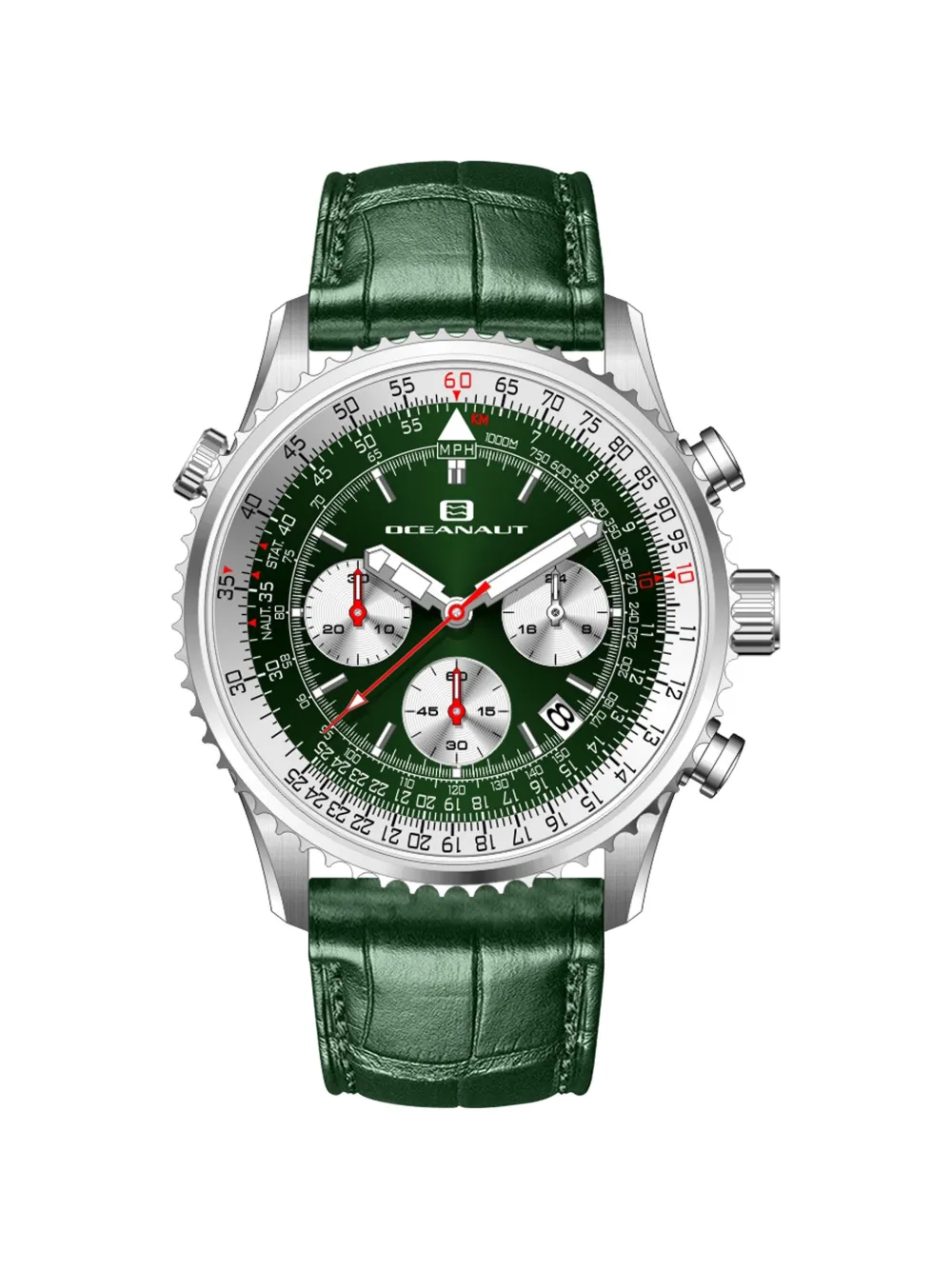 OCEANAUT Flight 46mm watch - Verde
