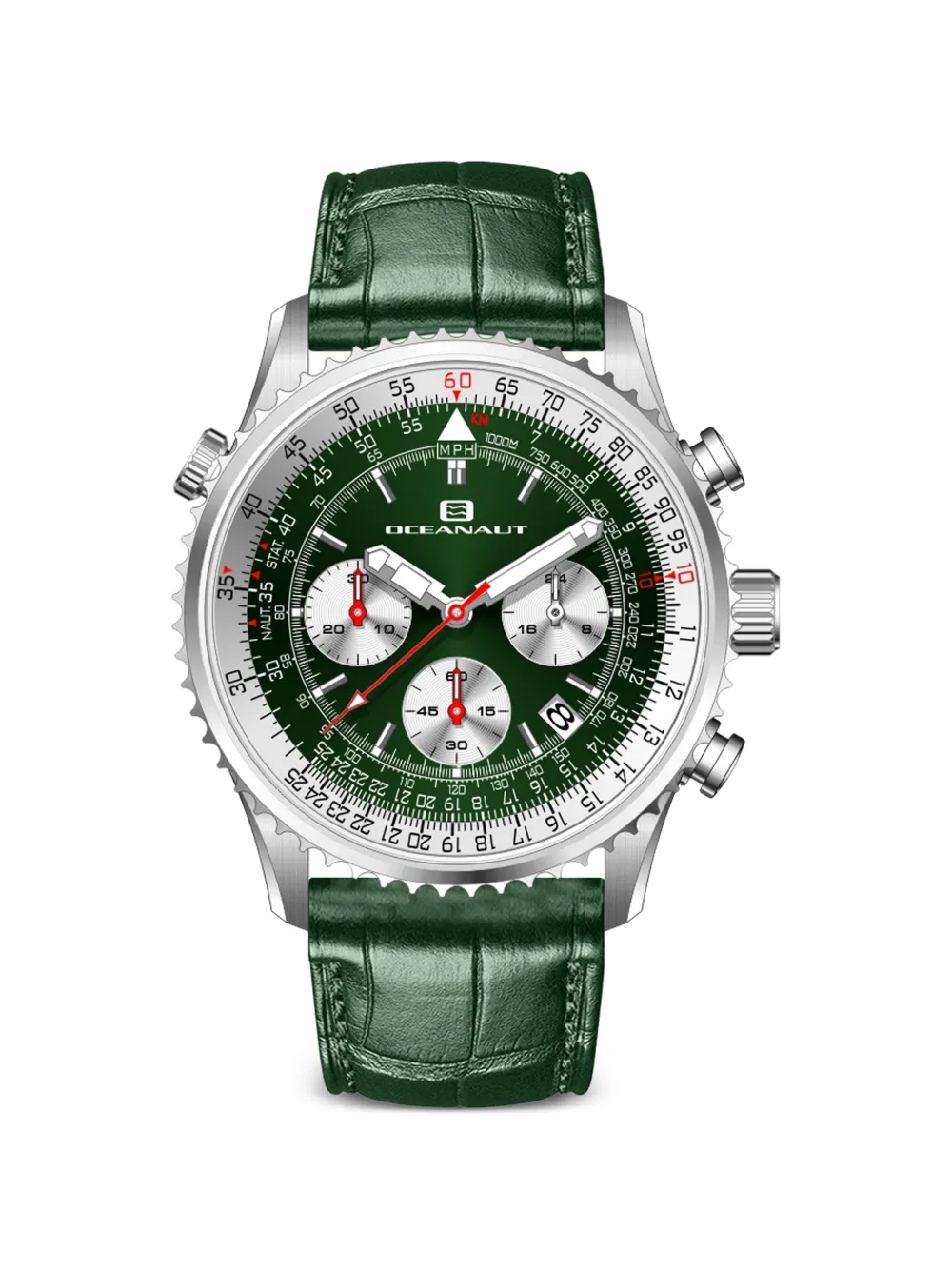 OCEANAUT Flight 46mm watch - Verde