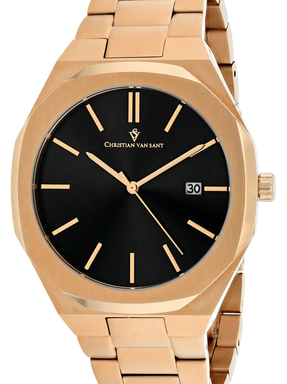  Christian Van Sant Montre Octavius Slim 42 Mm - Noir 