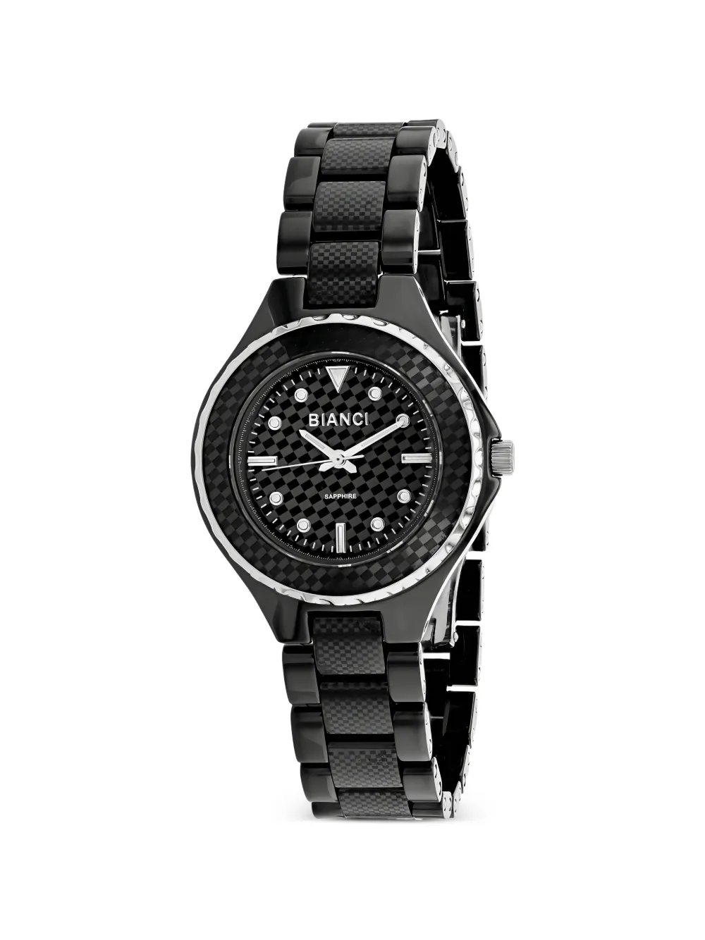 Roberto Bianci Casaria checkered bezel 32mm watch - Schwarz