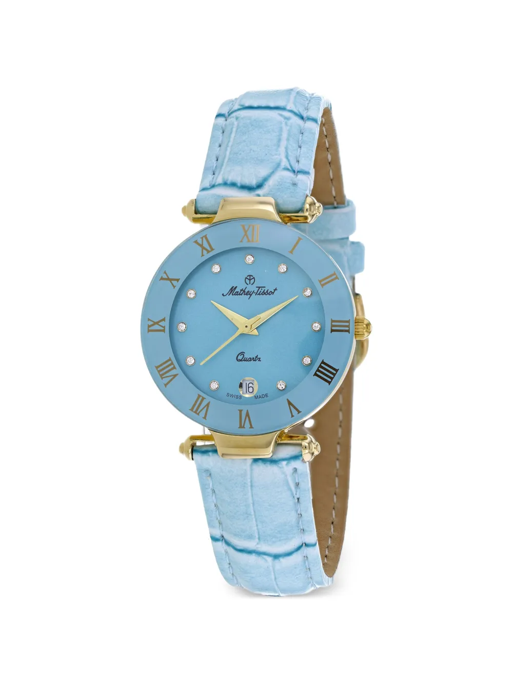 Mathey Tissot Coupole 26mm watch - Blu