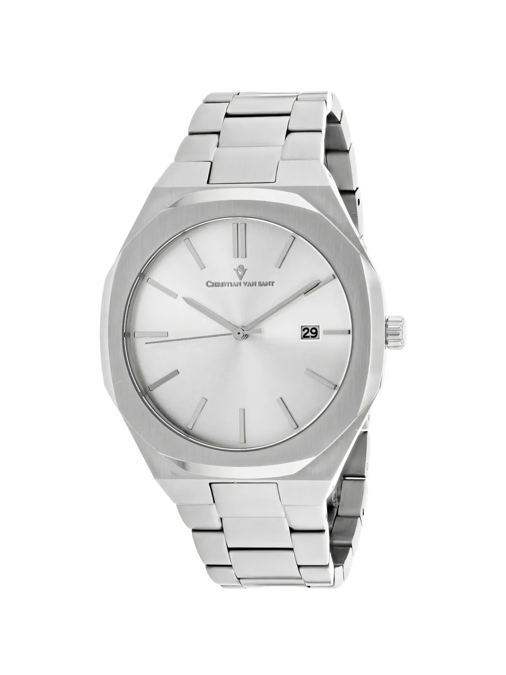 CHRISTIAN VAN SANT Octavius Slim 42mm watch - Argento