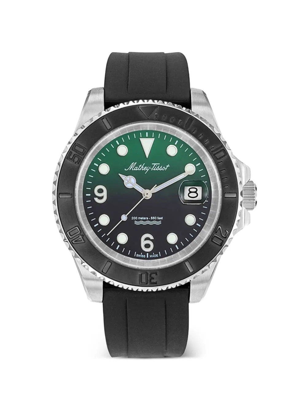 Mathey Tissot Mathy Design 42mm watch - Verde