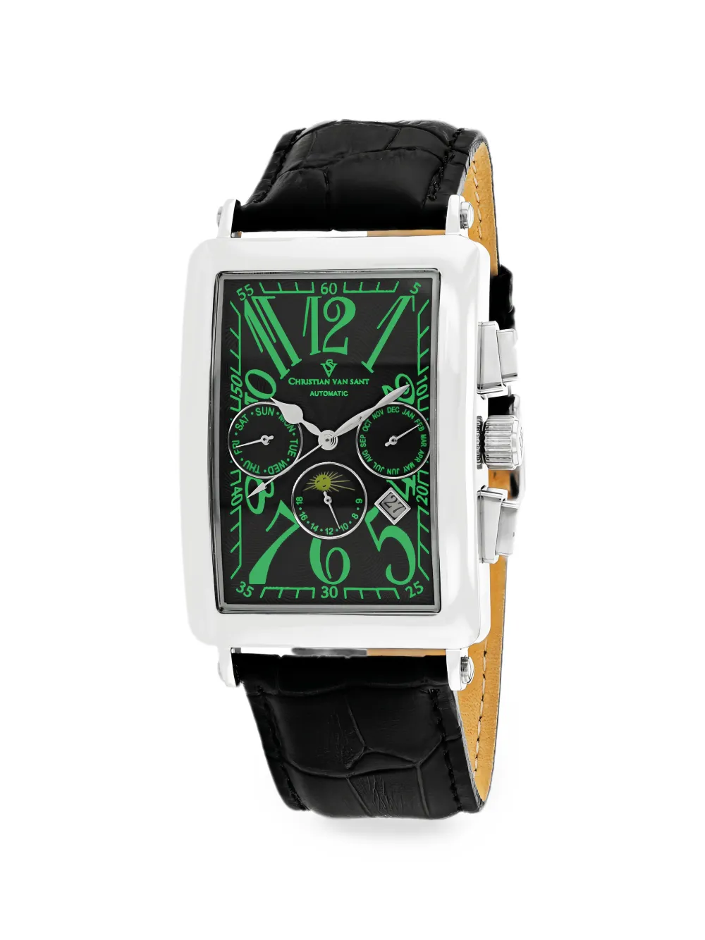 CHRISTIAN VAN SANT Prodigy 52mm watch - Nero
