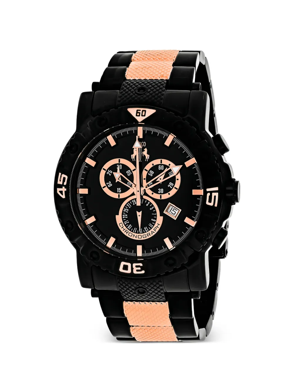 JIVAGO Titan 47mm watch - Nero