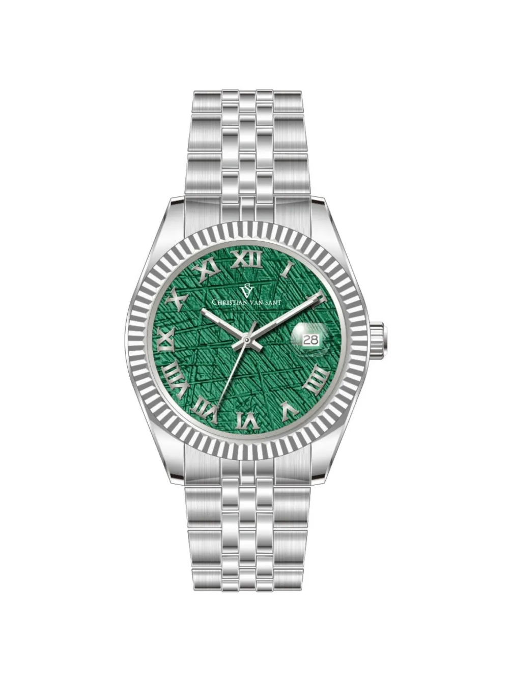 CHRISTIAN VAN SANT Stellar 41mm watch - Verde