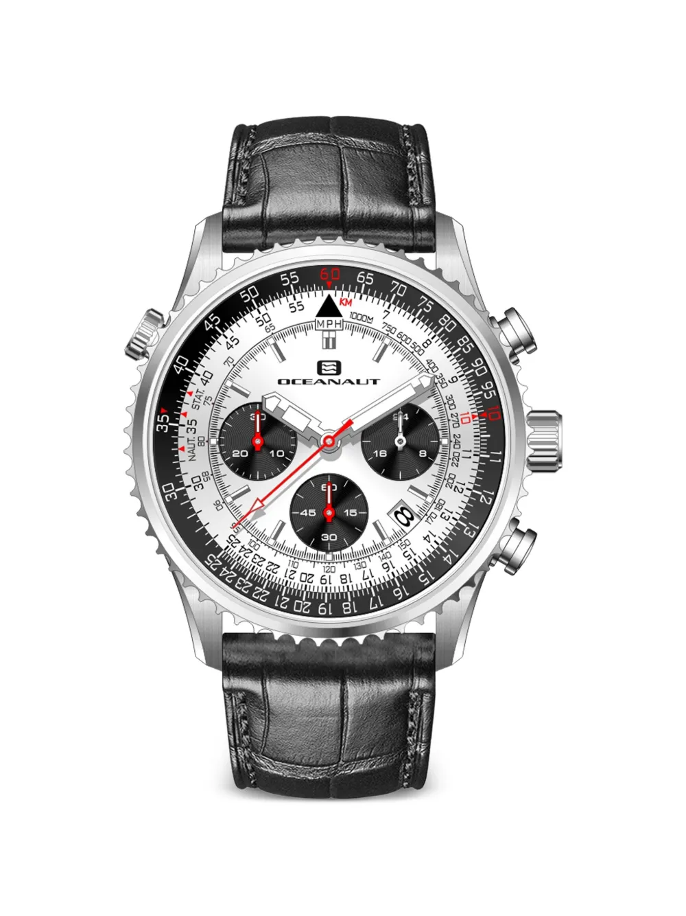 OCEANAUT Orologio Flight 46mm - Argento