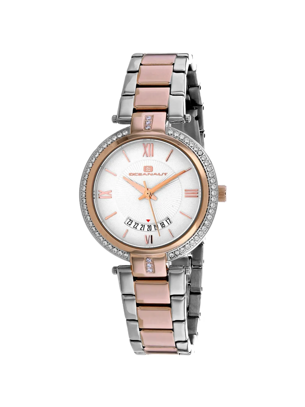 OCEANAUT Amaya crystal-embellished 36mm watch - Bianco