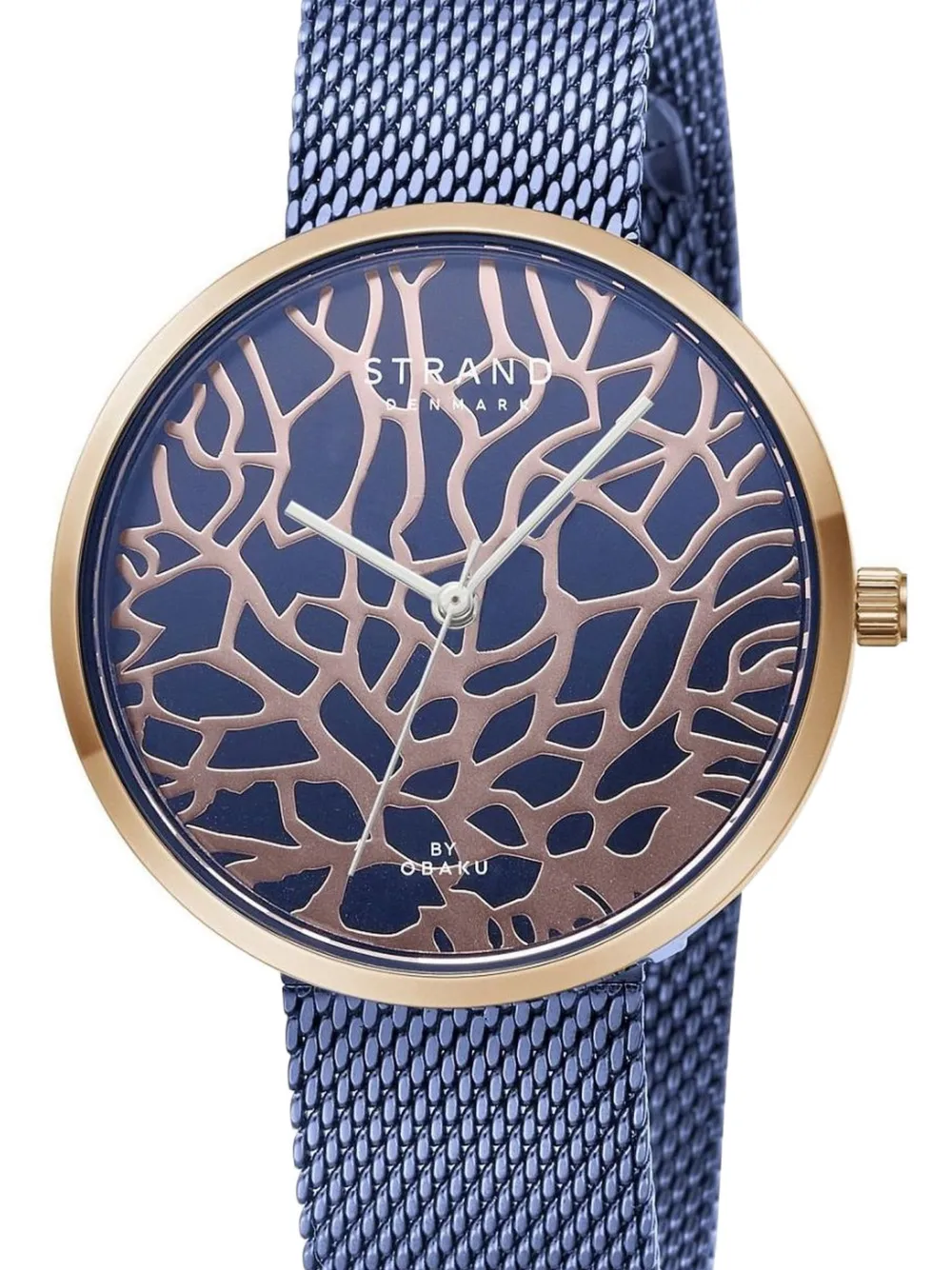  Obaku Reloj Tangle Mesh De 35 Mm - Azul 