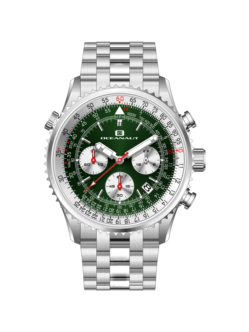 OCEANAUT Flight 46mm watch - Verde