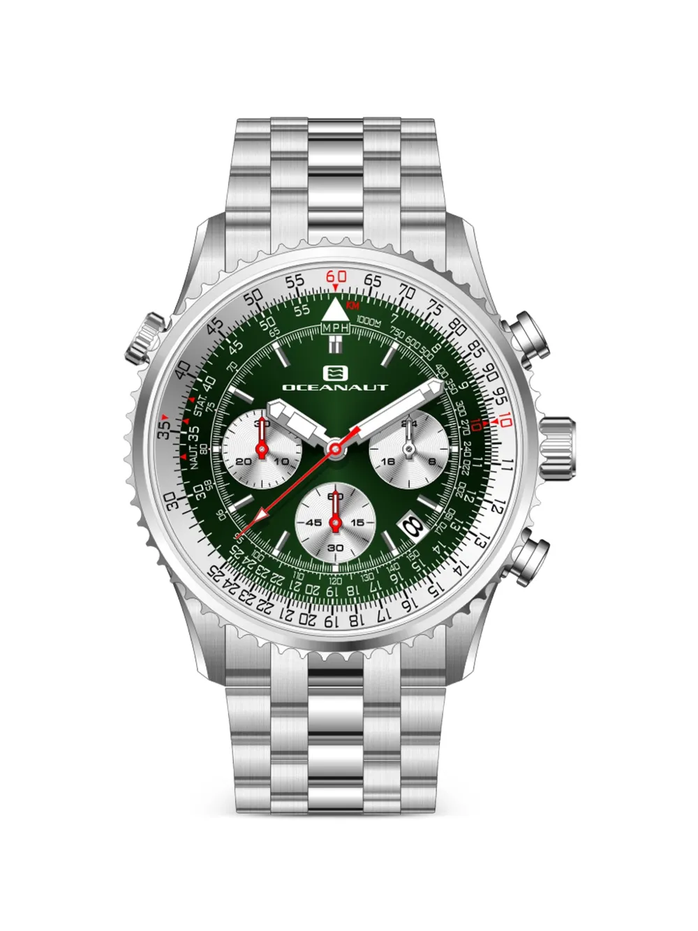 OCEANAUT Flight 46mm watch - Verde