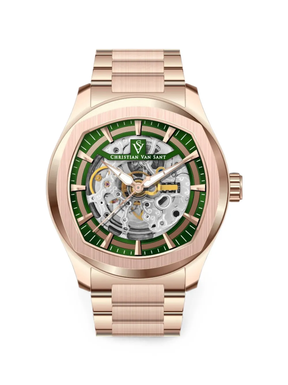 CHRISTIAN VAN SANT Romeo skeleton watch - Verde