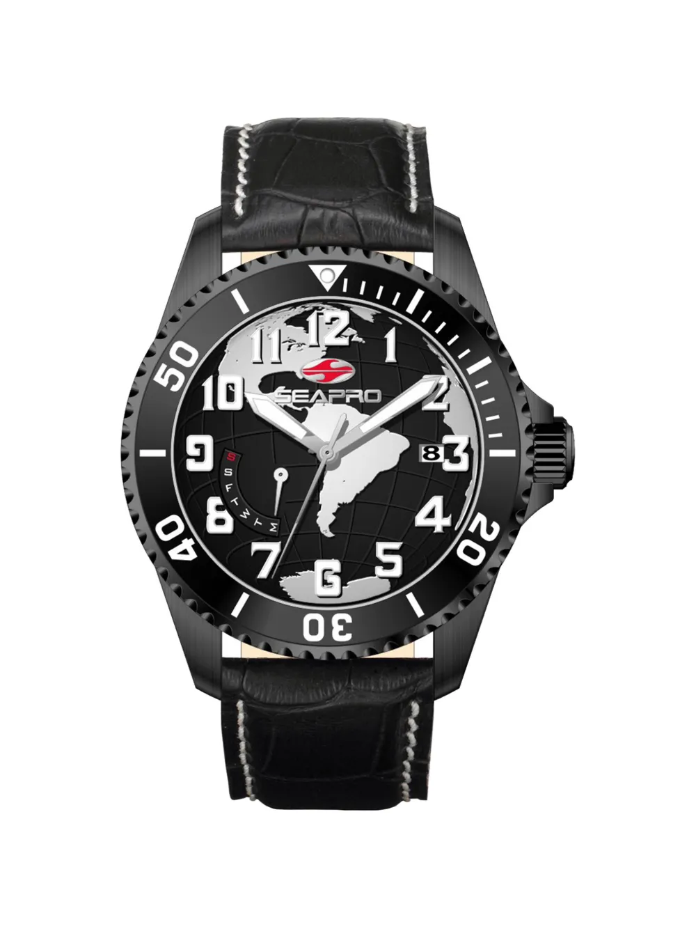 SEAPRO Voyager 42mm watch - Nero